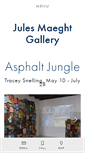 Mobile Screenshot of julesmaeghtgallery.com